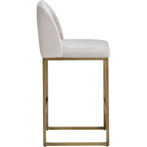 Nevin 38 inch Polo Club Muslin Counter Stool